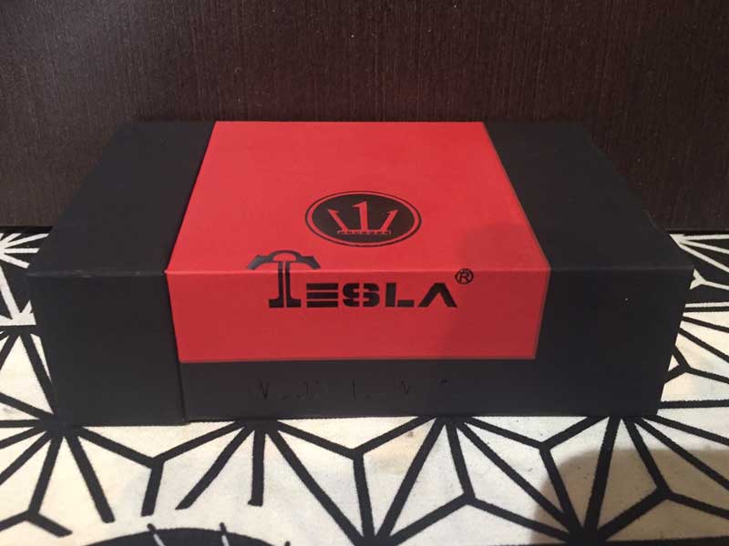 TESLACIGS STEALTH Wood 160W TC �e�X���V�O�X �ؐ�Box Mod 160�A�T�u�I�[���A���x���Ή����b�h