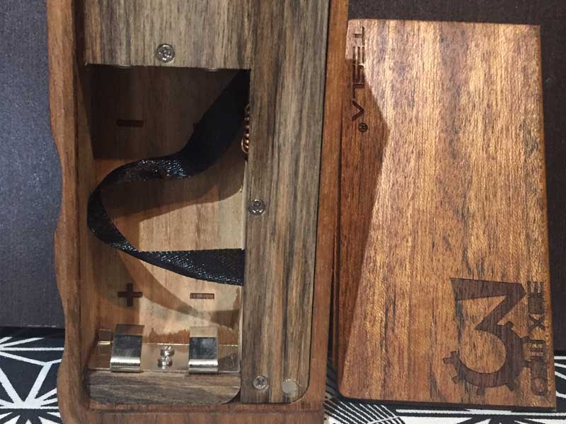 TESLACIGS STEALTH Wood 160W TC �e�X���V�O�X �ؐ�Box Mod 160�A�T�u�I�[���A���x���Ή����b�h