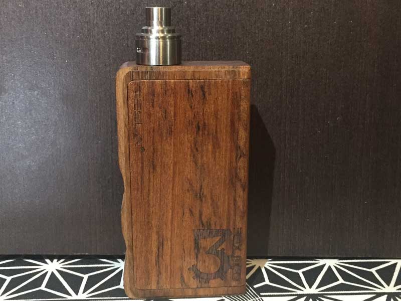 TESLACIGS STEALTH Wood 160W TC �e�X���V�O�X �ؐ�Box Mod 160�A�T�u�I�[���A���x���Ή����b�h