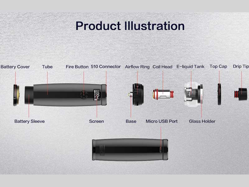 Uwell Nunchaku 2 100W Kit 5ml ���[�E�F�� �k���`���N2 �N���A���t�� �x�C�v�X�^�[�^�[�L�b�g