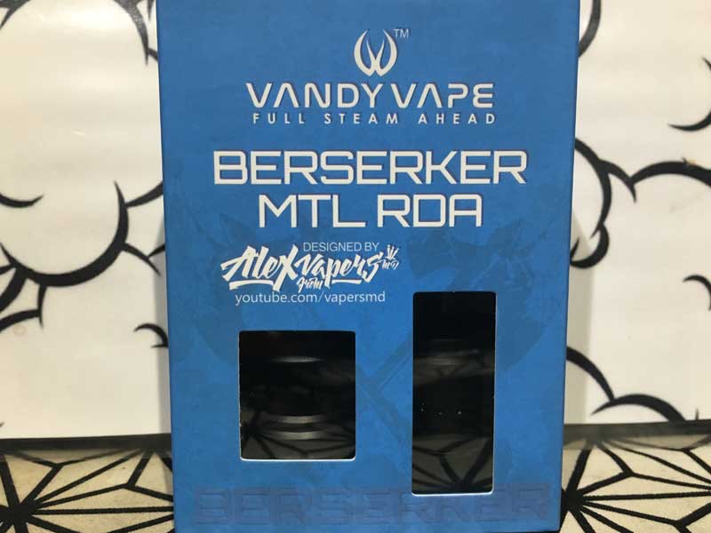 Vandy Vape BERSERKER MTL RDA �o���f�B�[�x�C�v�@�o�[�T�[�J�[MTL �h���b�p�[