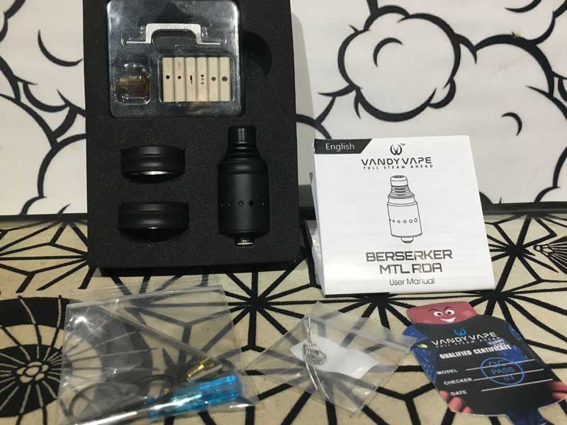 Vandy Vape BERSERKER MTL RDA �o���f�B�[�x�C�v�@�o�[�T�[�J�[MTL �h���b�p�[