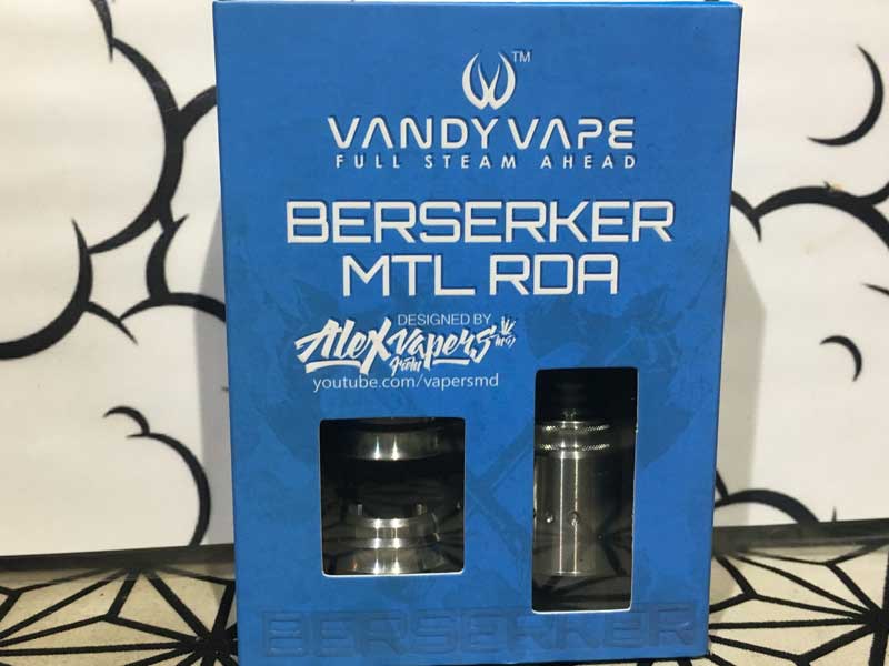 Vandy Vape BERSERKER MTL RDA �o���f�B�[�x�C�v�@�o�[�T�[�J�[MTL �h���b�p�[