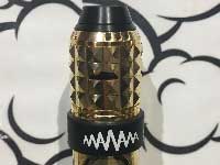Vandy Vape Capestone RDA 24mm �s���~�b�h�X�^�b�Y�̊O�ρA�s���~�b�h�̂悤�ȃf�b�L�̃L���v�X�g��