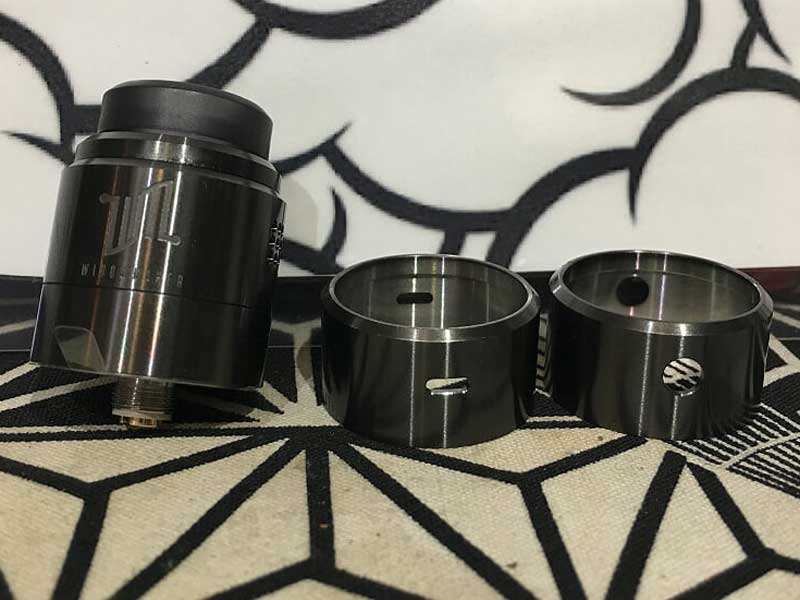 VANDY VAPE�@WINDOWMAKER RDA 24mm �o���f�B�[�x�C�v �E�B���h�E���C�J�[�@BF�s���t��