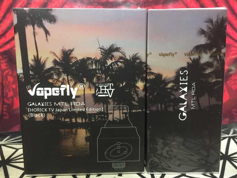 VAPEFLY Galaxies MTL RDA 22ml HORICK TV Japan Limited Edition �x�C�v�t���C �M�����N�V�[�Y