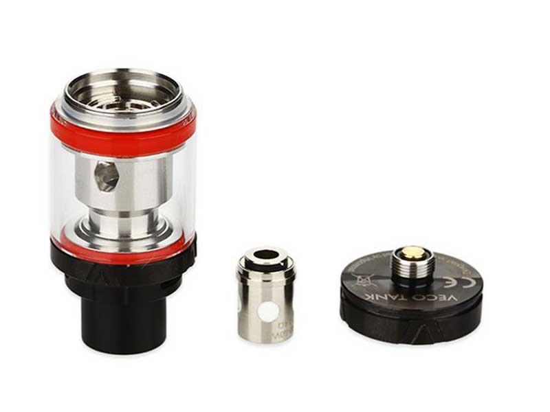 VAPORESSO VECO TANK 24mm�A22mm �x�|���b�\ �x�R �v���X �^���N �N���A�� &�Z���~�b�N�R�C��