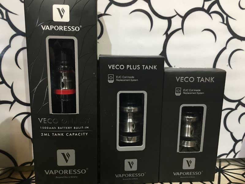 VAPORESSO VECO TANK 24mm�A22mm �x�|���b�\ �x�R �v���X �^���N �N���A�� &�Z���~�b�N�R�C��