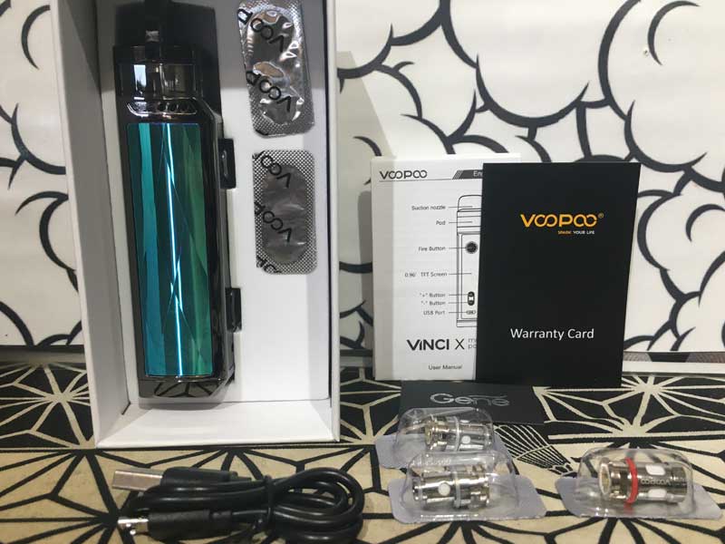 Voopoo VINCI X 70W Mod Pod System Kit 5.5ml�@�u�[�v�[ �r���`�A���B���` �|�b�h�^�X�^�[�^�[�L�b�g