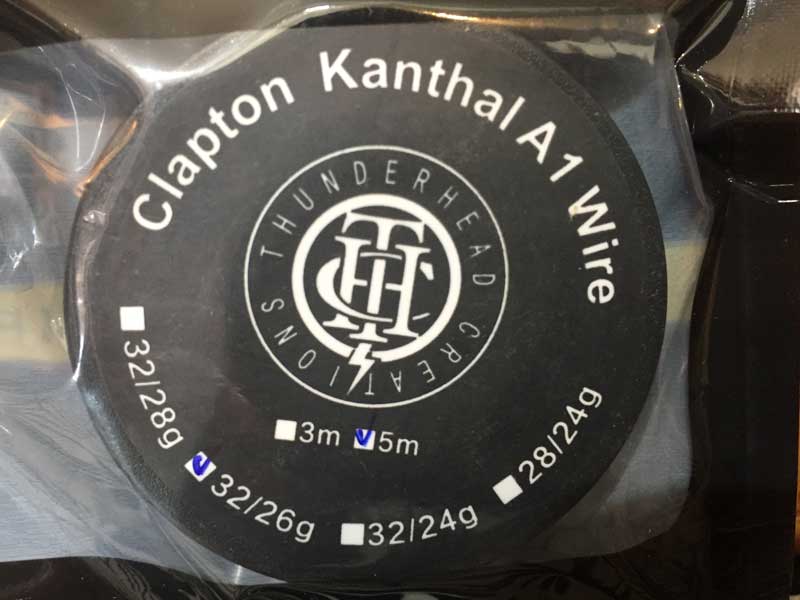 Rebuildable�p�i THUNDER&nbsp;HEAD&nbsp;CREATIONS&nbsp; Kanthal A1 Wire 24G�A26G�A28G �J���^�����C���|