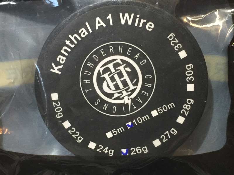 Rebuildable�p�i THUNDER&nbsp;HEAD&nbsp;CREATIONS&nbsp; Kanthal A1 Wire 24G�A26G�A28G �J���^�����C���|