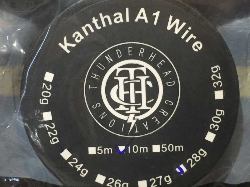 Rebuildable�p�i THUNDER&nbsp;HEAD&nbsp;CREATIONS&nbsp; Kanthal A1 Wire 24G�A26G�A28G �J���^�����C���|