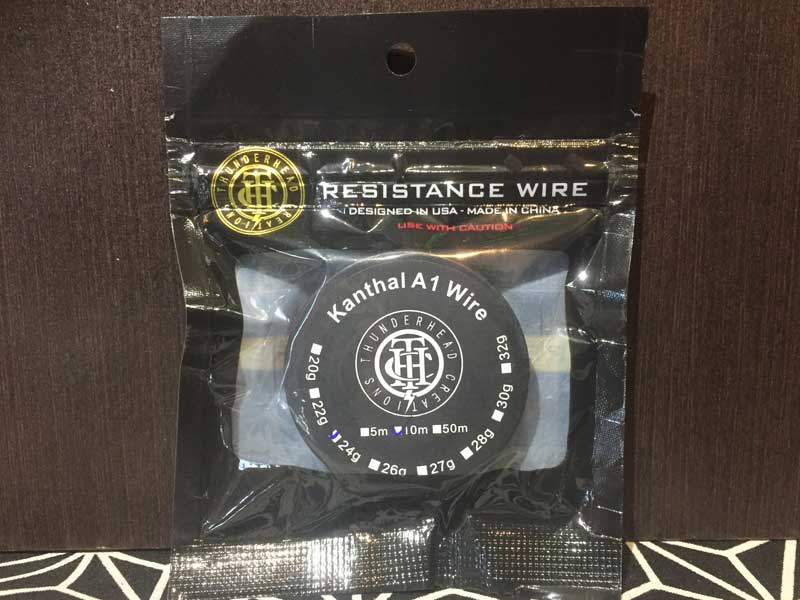 Rebuildable�p�i THUNDER&nbsp;HEAD&nbsp;CREATIONS&nbsp; Kanthal A1 Wire 24G�A26G�A28G �J���^�����C���|