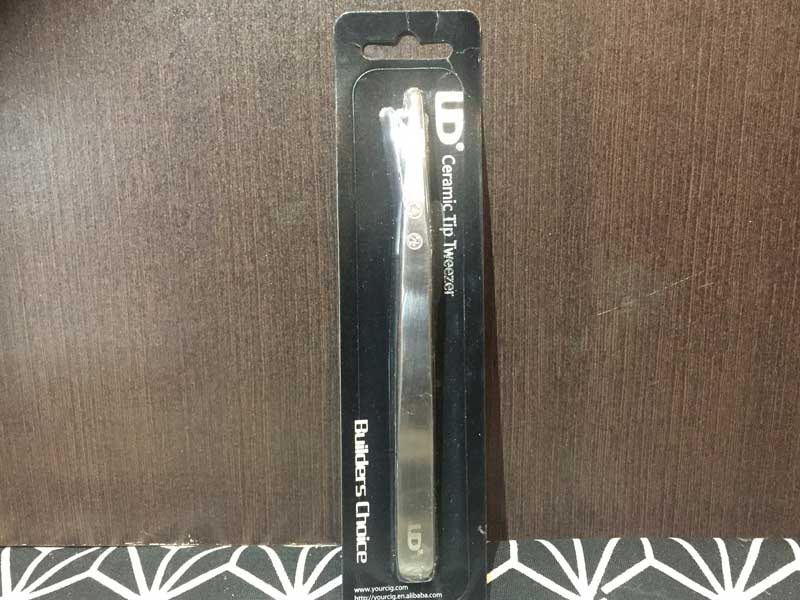���r���_�u���p�i / UD Ceramic Tip Tweeze�@�Z���~�b�N �c�E�B�[�U�[�A�s���Z�b�g��[Flat Type