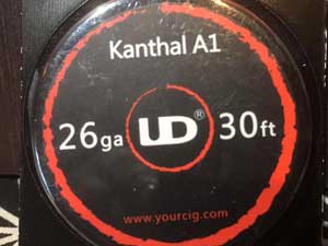 Rebuildable用品 UD Kanthal A1 Wire 24G、26G、28G カンタル線