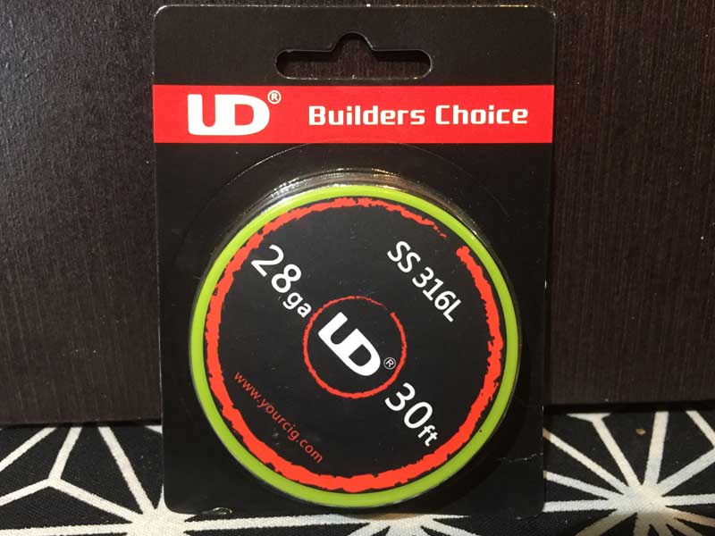 Rebuildable�p�i UD Stainless Wire 24G�A26G�A28G ���x�Ǘ����Ή��̃X�e�����X��