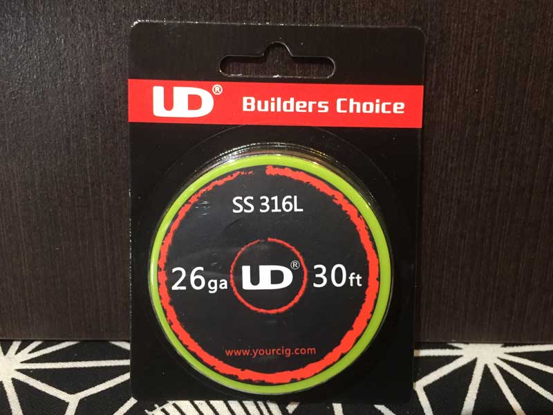Rebuildable�p�i UD Stainless Wire 24G�A26G�A28G ���x�Ǘ����Ή��̃X�e�����X��