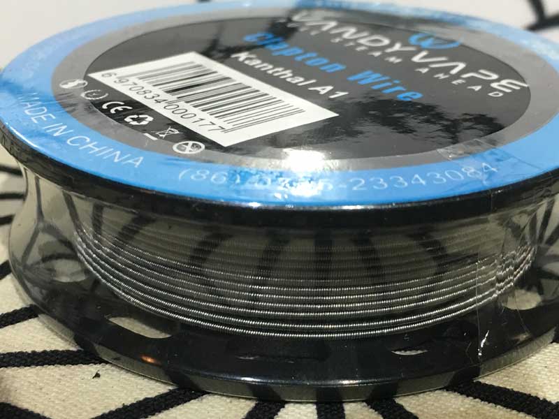 VANDY VAPE Kanthal Wire 24G、26G、28G、バンディーベイプ社のカンタルワイヤー A1