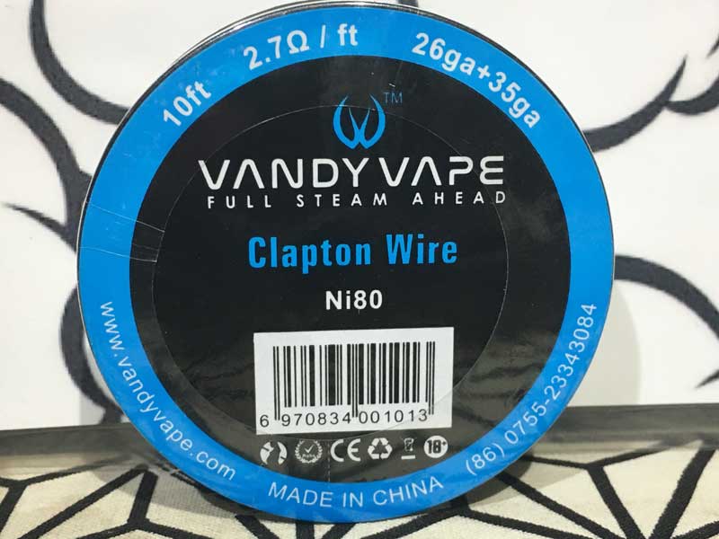 VANDY VAPE Kanthal Wire 24G、26G、28G、バンディーベイプ社のカンタルワイヤー A1