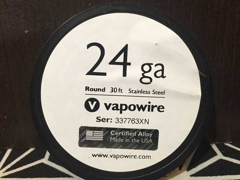 ���r���_�u���p�i�ARBA Coil vapowire�AMade in USA�̃J���^�� A1�A�X�e�����X�� menu