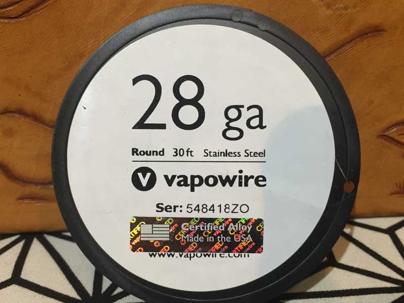 ���r���_�u���p�i�ARBA Coil vapowire�AMade in USA�̃J���^�� A1�A�X�e�����X�� menu