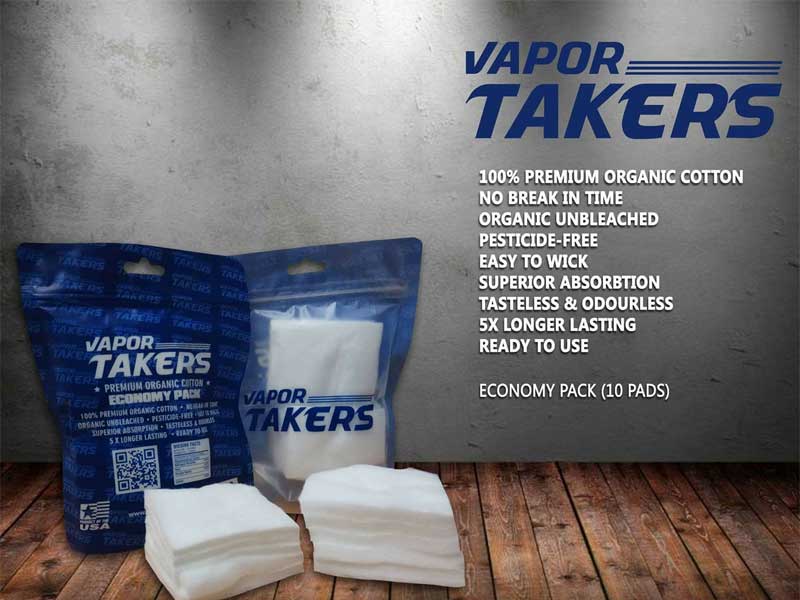 VAPOR TAKERS PREMIUM ORGANIC COTTON�@�x�C�p�[ �e�C�J�[�Y ���{�� �v���~�A�� �R�b�g��