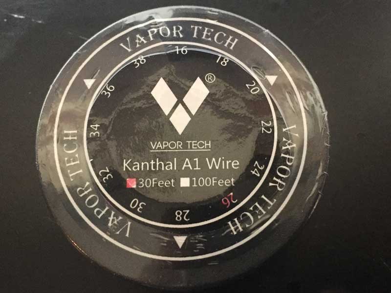 ���r���_�u���p�i�ARBA Coil VAPOR TECH�AKanthal A1 �x�C�p�[�e�b�N�A�J���^���� 26G