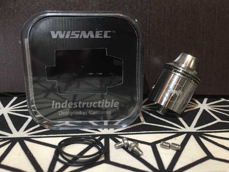 WISMEC indestructible RDA (�E�B�Y���b�N �C���f�B�X�g���N�e�B�u��)  �ADripper�A���h���A�h���b�p�[