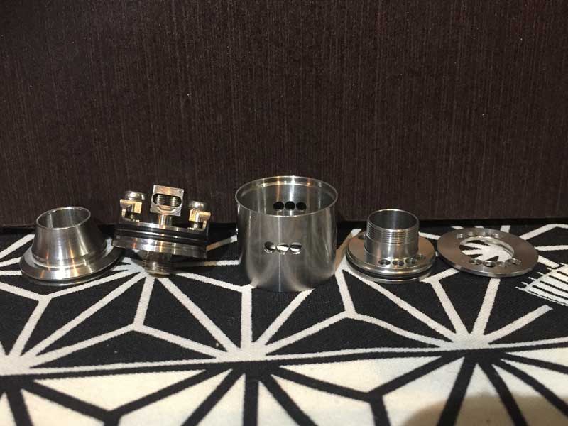 WISMEC indestructible RDA (�E�B�Y���b�N �C���f�B�X�g���N�e�B�u��)  �ADripper�A���h���A�h���b�p�[