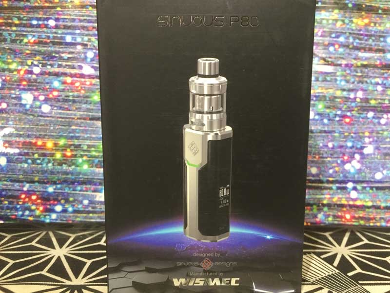 Wismec SINUOUS P80 with Elabo Mini Kit  �E�B�Y���b�N �V�k�A�X P80 �X�^�[�^�[�L�b�g