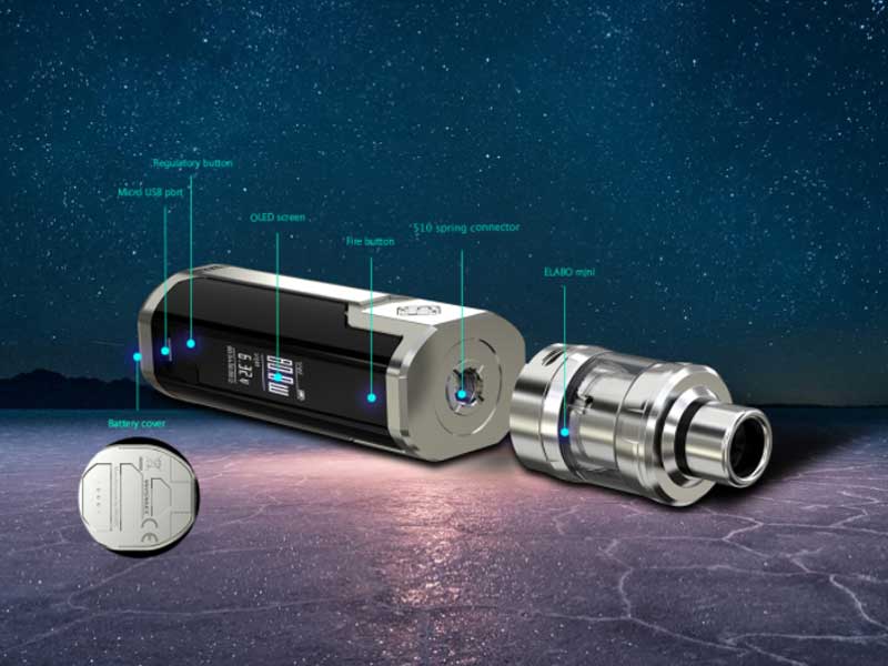 Wismec SINUOUS P80 with Elabo Mini Kit  �E�B�Y���b�N �V�k�A�X P80 �X�^�[�^�[�L�b�g