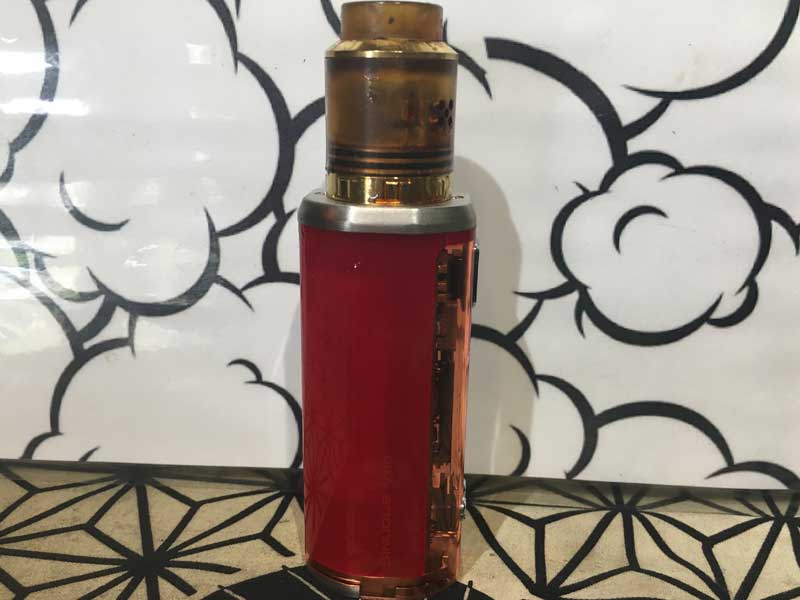 WISMEC SINUOUS V80 MOD ウィズメック シヌアス V80 クリアタイプのボックスモッド