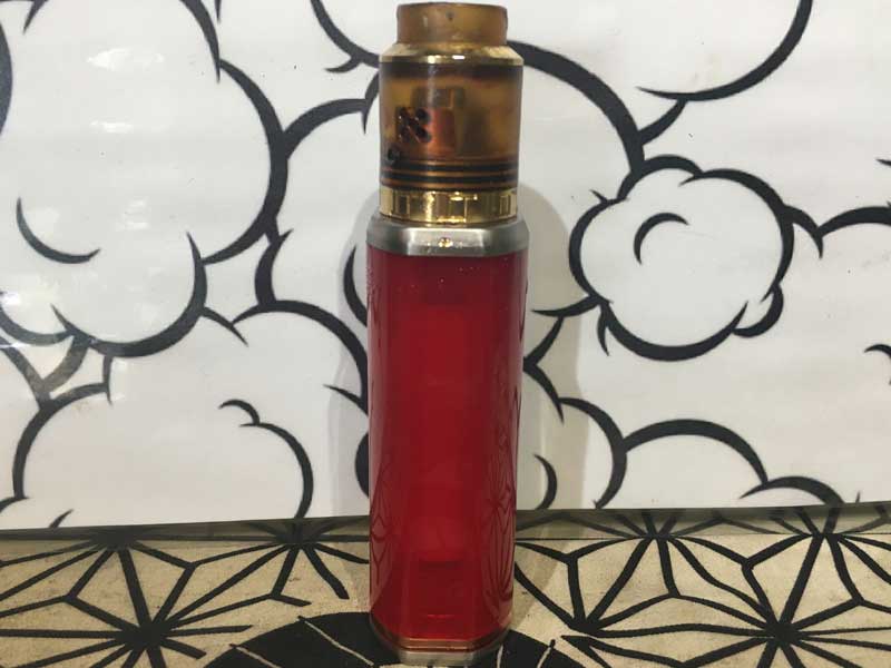 WISMEC SINUOUS V80 MOD ウィズメック シヌアス V80 クリアタイプのボックスモッド