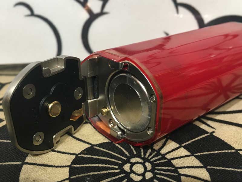 WISMEC SINUOUS V80 MOD ウィズメック シヌアス V80 クリアタイプのボックスモッド