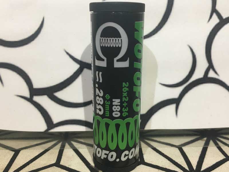 WOTOFO Fused Clapton Coil 0.28���A0.62�� 10�� set �E�H�g�t�H �t���[�Y�h�N���v�g���R�C���Z�b�g