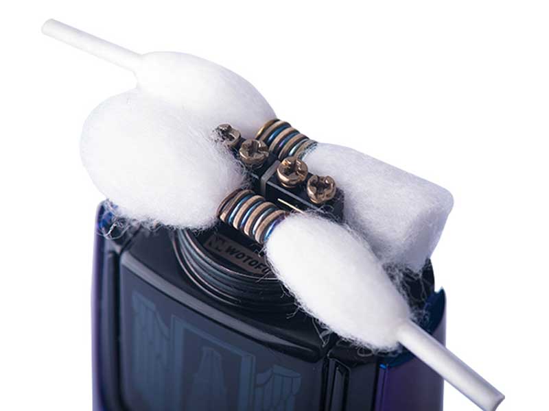 Wotofo Agleted Organic Cotton 3mm x10pcs �E�H�g�t�H �W�O�t�� �I�[�K�j�b�N�R�b�g�� 10�� set