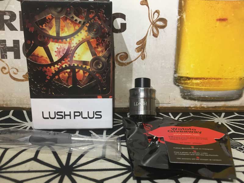 WOTOFO LUSH PLUS RDA 24mm ウォトフォ ラッシュ プラス ドリッパーアトマイザー