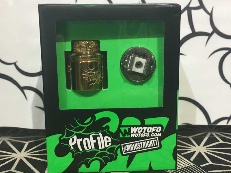 Wotofo Profile 24mm RDA Atomizer �E�H�g�t�H �v���t�@�C�����b�V���R�C�� �h���b�p�[�A�g�}�C�U�[
