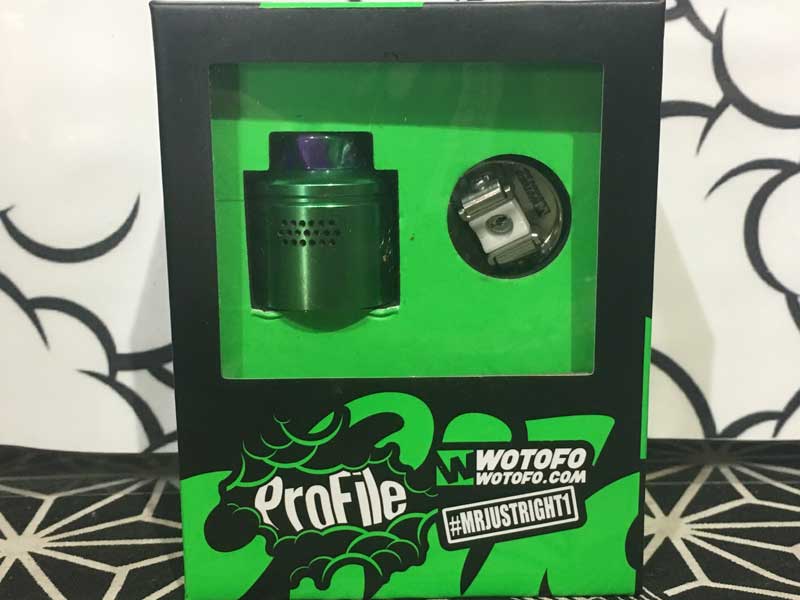 Wotofo Profile 24mm RDA Atomizer �E�H�g�t�H �v���t�@�C�����b�V���R�C�� �h���b�p�[�A�g�}�C�U�[