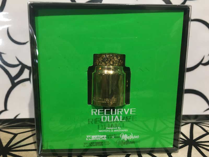 Wotofo Recurve Dual 24mm RDA Atomizer �E�H�g�t�H ���J�[�u �f���A�� 24mm �h���b�p�[
