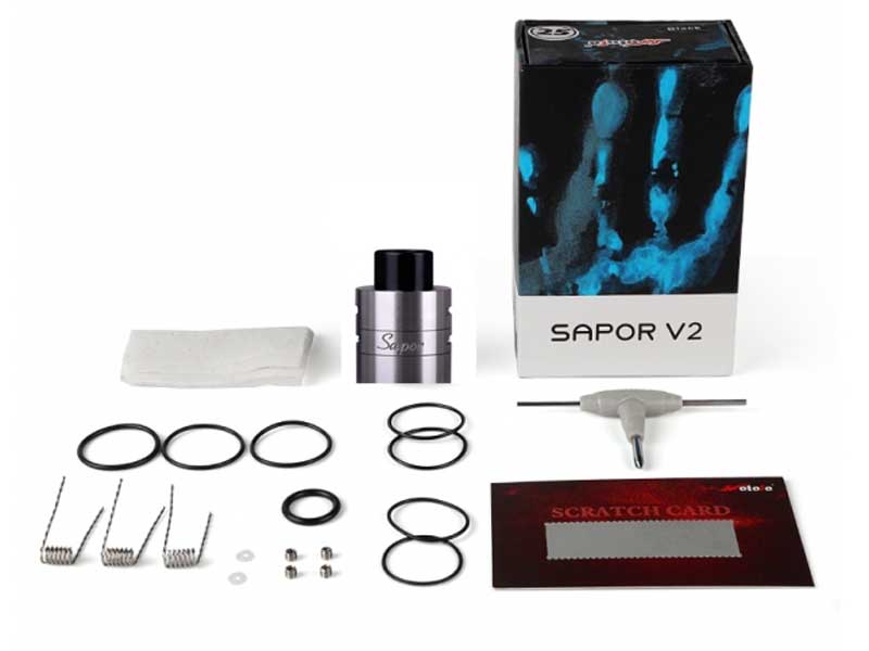 WOTOFO Sapor V2 �E�H�g�t�H �T�|�A RDA V2�A�g�b�v�t���[&�T�C�h�t���[�@�h���b�p�[�A�A�g�}�C�U�[