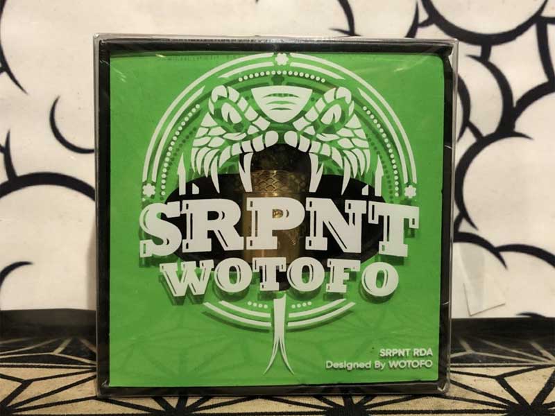 Wotofo SRPNT RDA Atomizer 24mm �E�H�g�t�H �T�[�y���g �h���b�p�[�@�V���O�����f���A���R�C���Ή�