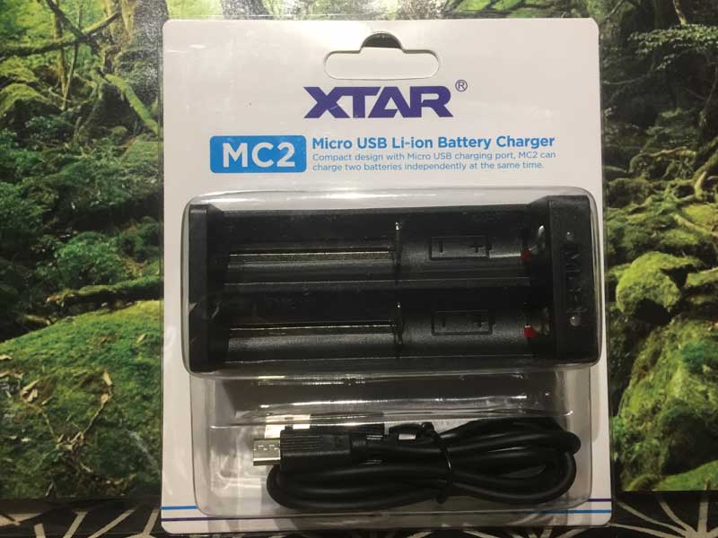 リチウムマンガン電池 デュアル バッテリーチャージャー XTAR MC2 エクスター エムシーツー