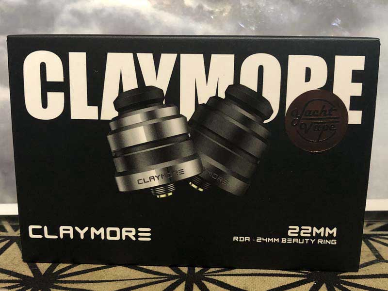 Yachtvape claymore 22mm rda & 24mm Beauty Ring ���b�g�׃C�v �N���C���A �r���[�e�B�[�����O
