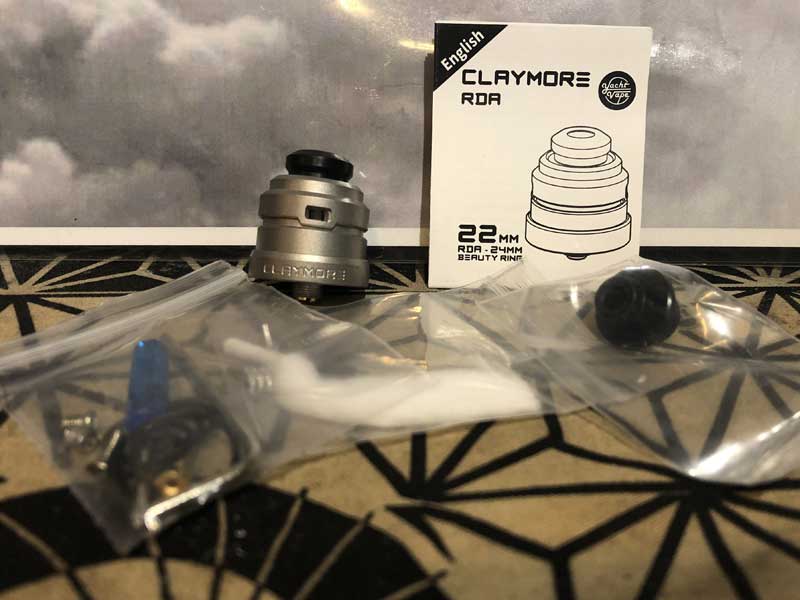 Yachtvape claymore 22mm rda & 24mm Beauty Ring ���b�g�׃C�v �N���C���A �r���[�e�B�[�����O