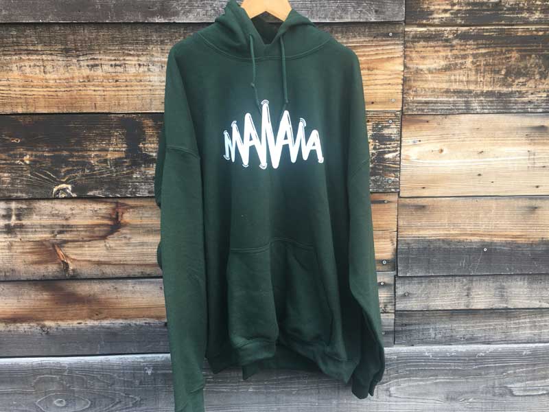 manana spring logo Parka Silk Screen Print by MFP �}�j���[�i �I���W�i�� �v���I�[�o�[ �p�[�J�[