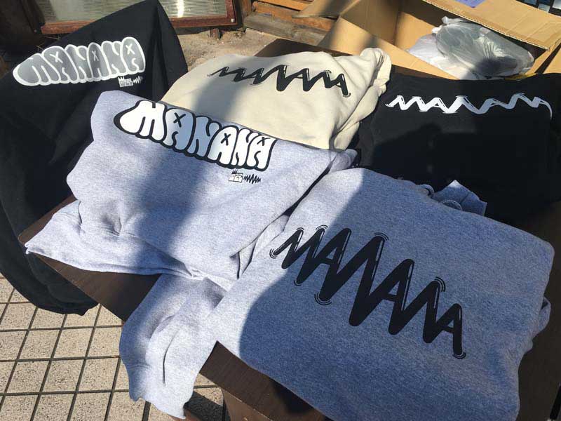 2020 F/W Graffiti Throw up manana グラフィティー スローアップ パーカー マニャーナ