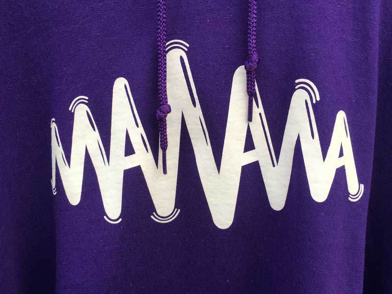 manana spring logo Parka Silk Screen Print by MFP �}�j���[�i �I���W�i�� �v���I�[�o�[ �p�[�J�[