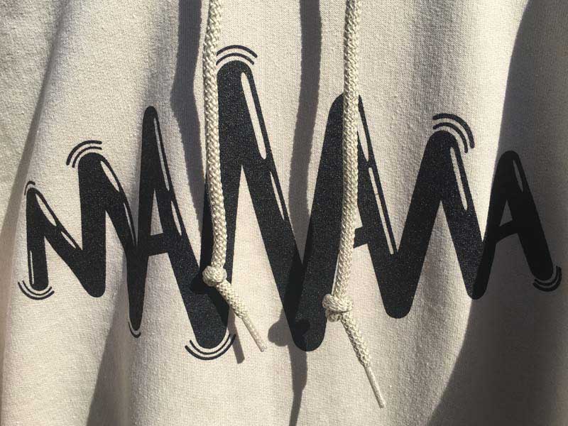 manana spring logo Parka Silk Screen Print by MFP �}�j���[�i �I���W�i�� �v���I�[�o�[ �p�[�J�[