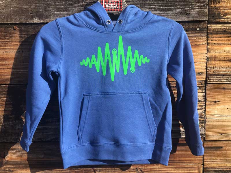 2022 F/W Heartbeat manana Pullover Parka Kids/ハートビート マニャーナ パーカー 蛍光プリント